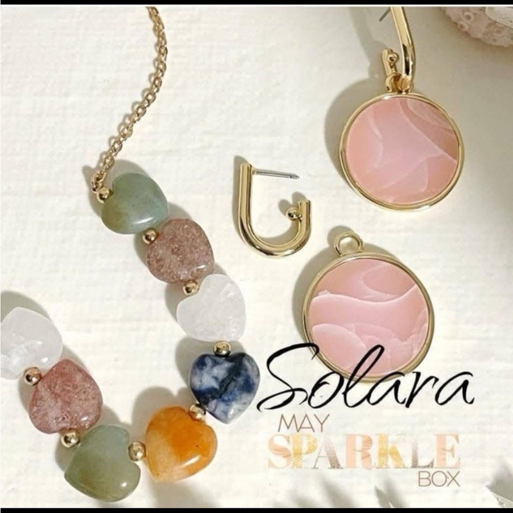 Park Lane Solara May 2025 Premium Sparkle Box Necklace and Earrings